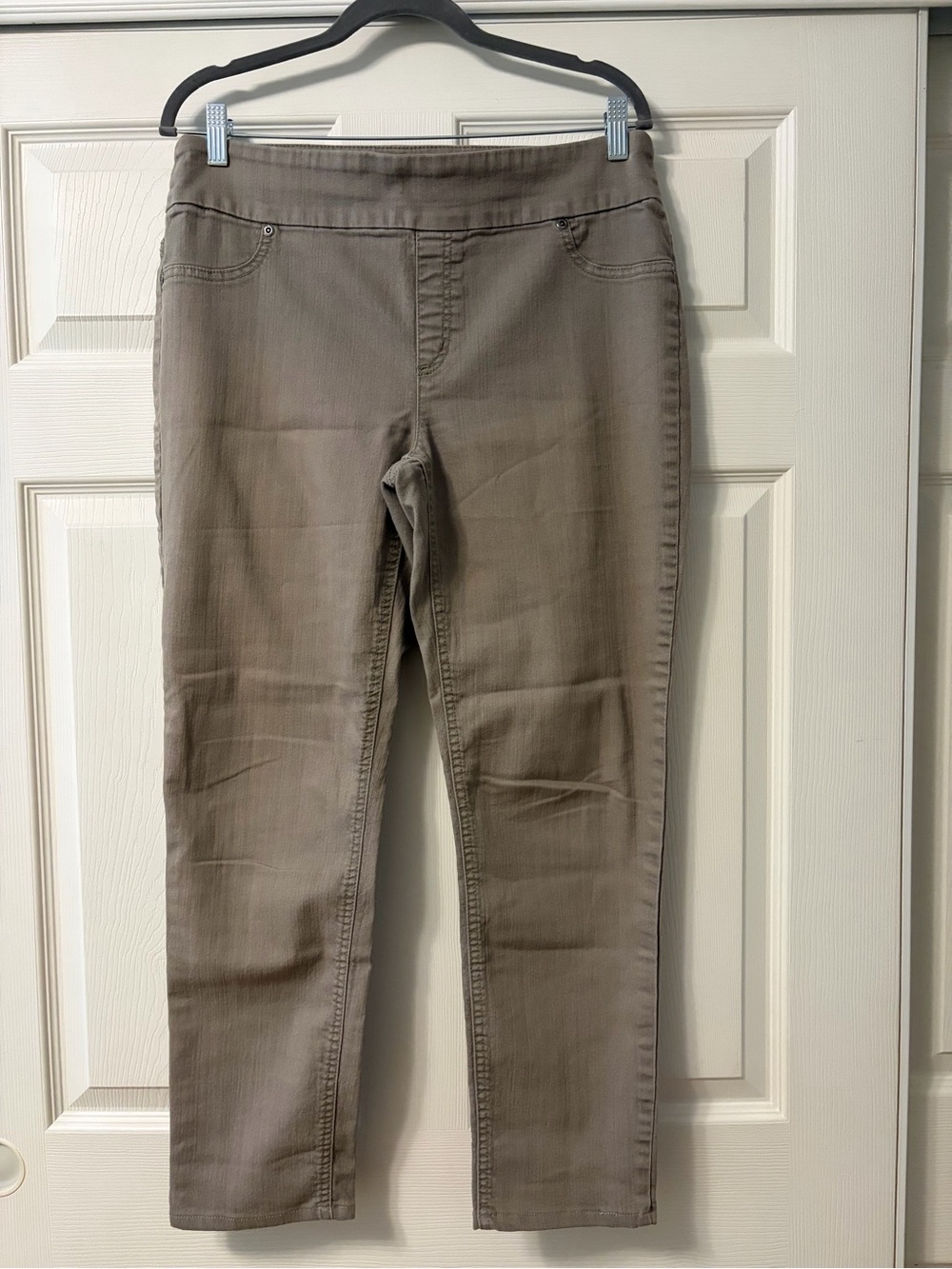 Chico's Olive Slim Ankle Jeans